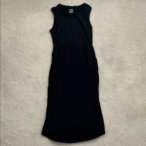 Joe Fresh Black Midi Dress - Size S